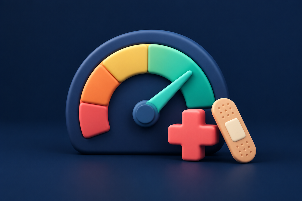 Editorial illustration for Does Medical Debt Affect Your Credit?