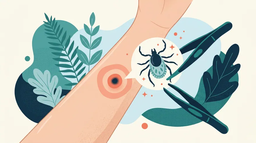 Illustration for Tick Bite